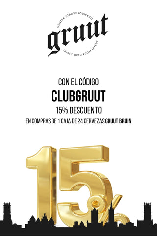 Club Gruut Descuento 15% en Gruut Bruin