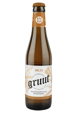 Gruut Bruin Beer | Beer without hops and Beer without gluten