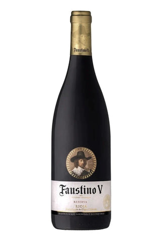 Botella de vino Faustino V Reserva