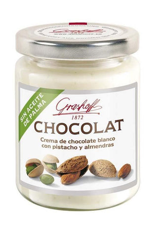 Grashoff crema de Chocolate blanco, pistacho y almendras - DISEVIL