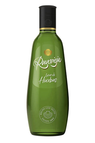 Botella de licor de hierbas Ruavieja