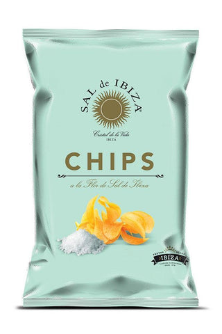 Patatas chips Sal de Ibiza 125 gr - DISEVIL
