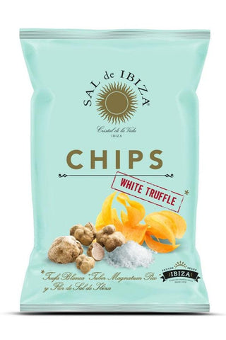 Patatas chips Sal de Ibiza con Trufa Blanca - DISEVIL