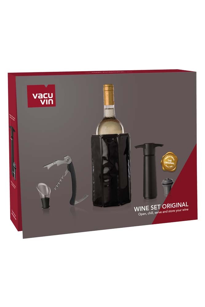 Vacu Vin Set Accesorios Vino Original 5 Piezas
